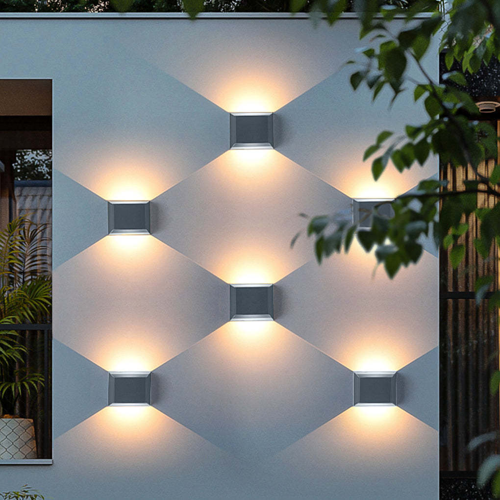 Modern Minimalist Waterproof LED Wall Light for Outdoor Villa Courtyard Garden-Lighom