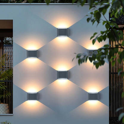Modern Minimalist Waterproof LED Wall Light for Outdoor Villa Courtyard Garden-Lighom