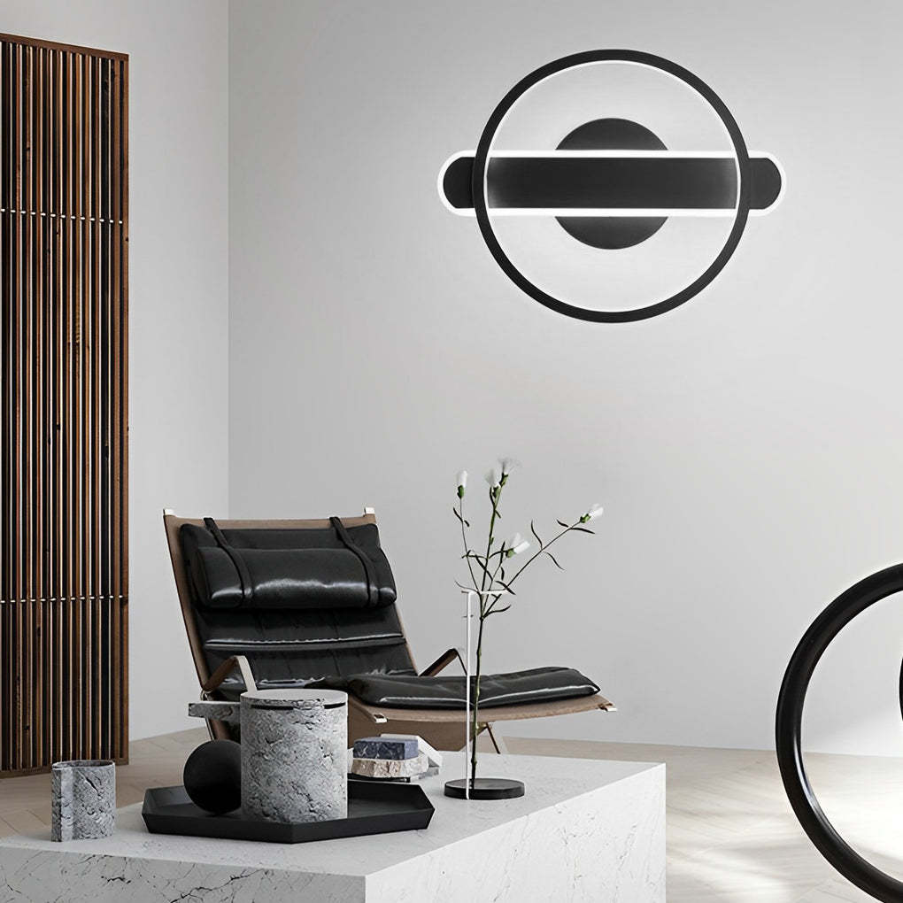 Circular Strip LED Minimalist Wall Light