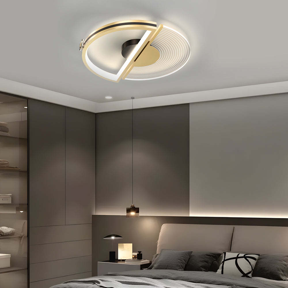 Round LED Modern Ceiling Light Fixture