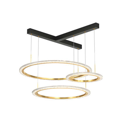 Ring Dimmable Modern Ceiling Chandelier