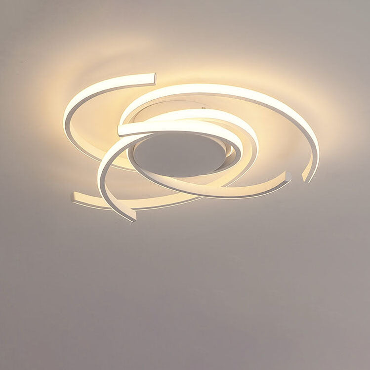 Minimalist Circle Strip Aluminum Ceiling Light