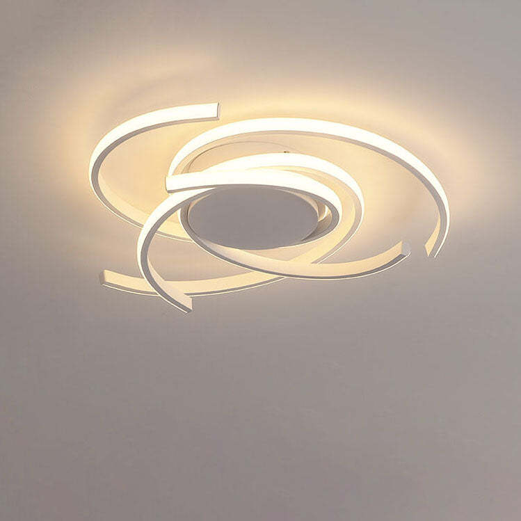 Minimalist Circle Strip Aluminum Ceiling Light