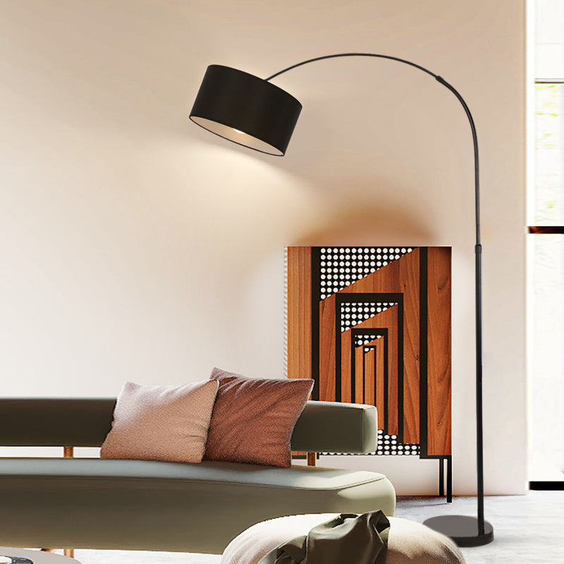 Marble Base Adjustable Arc Floor Lamp