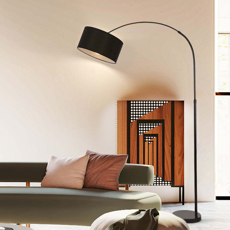 Marble Base Adjustable Arc Floor Lamp