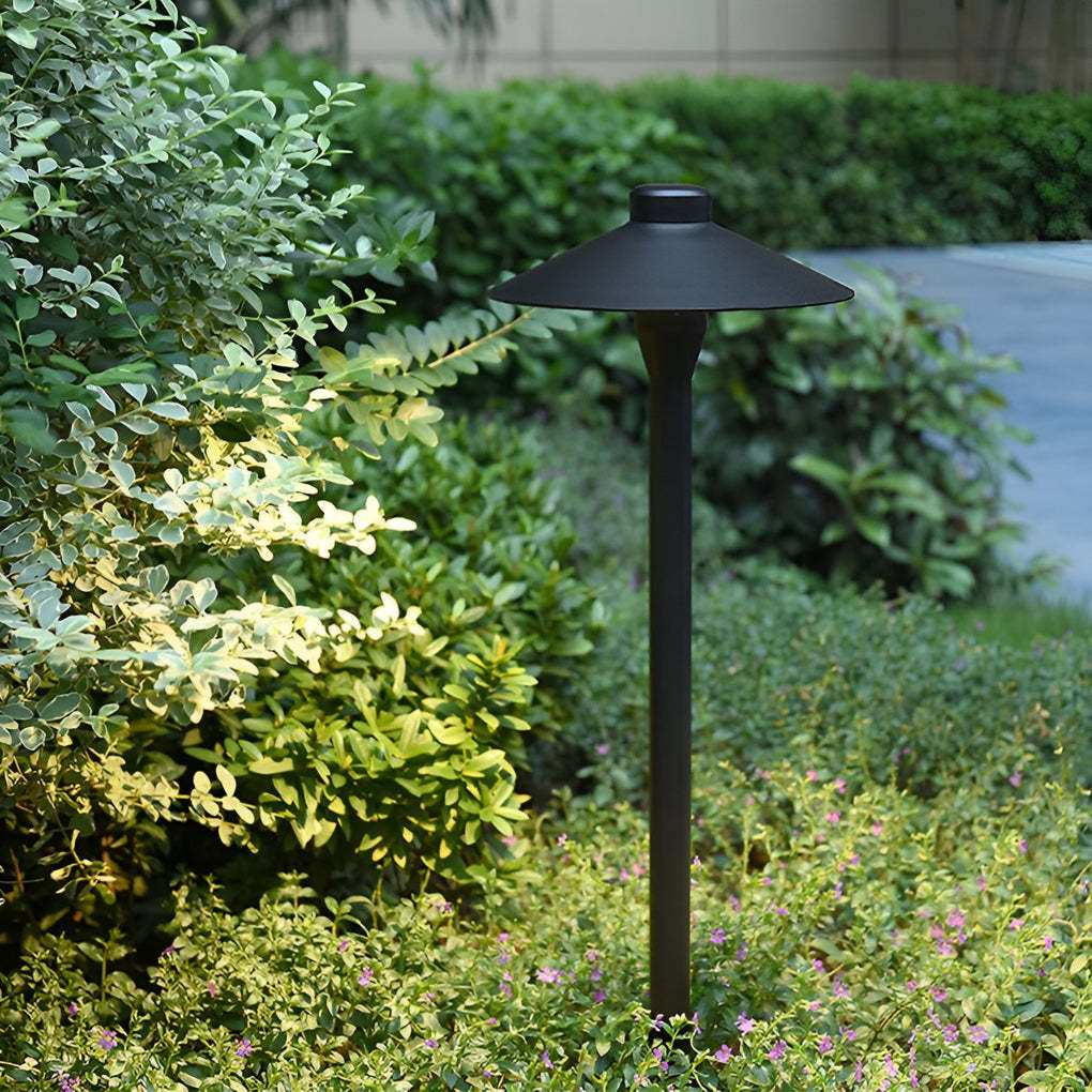 Mushroom 7W Black LED Modern Path Light