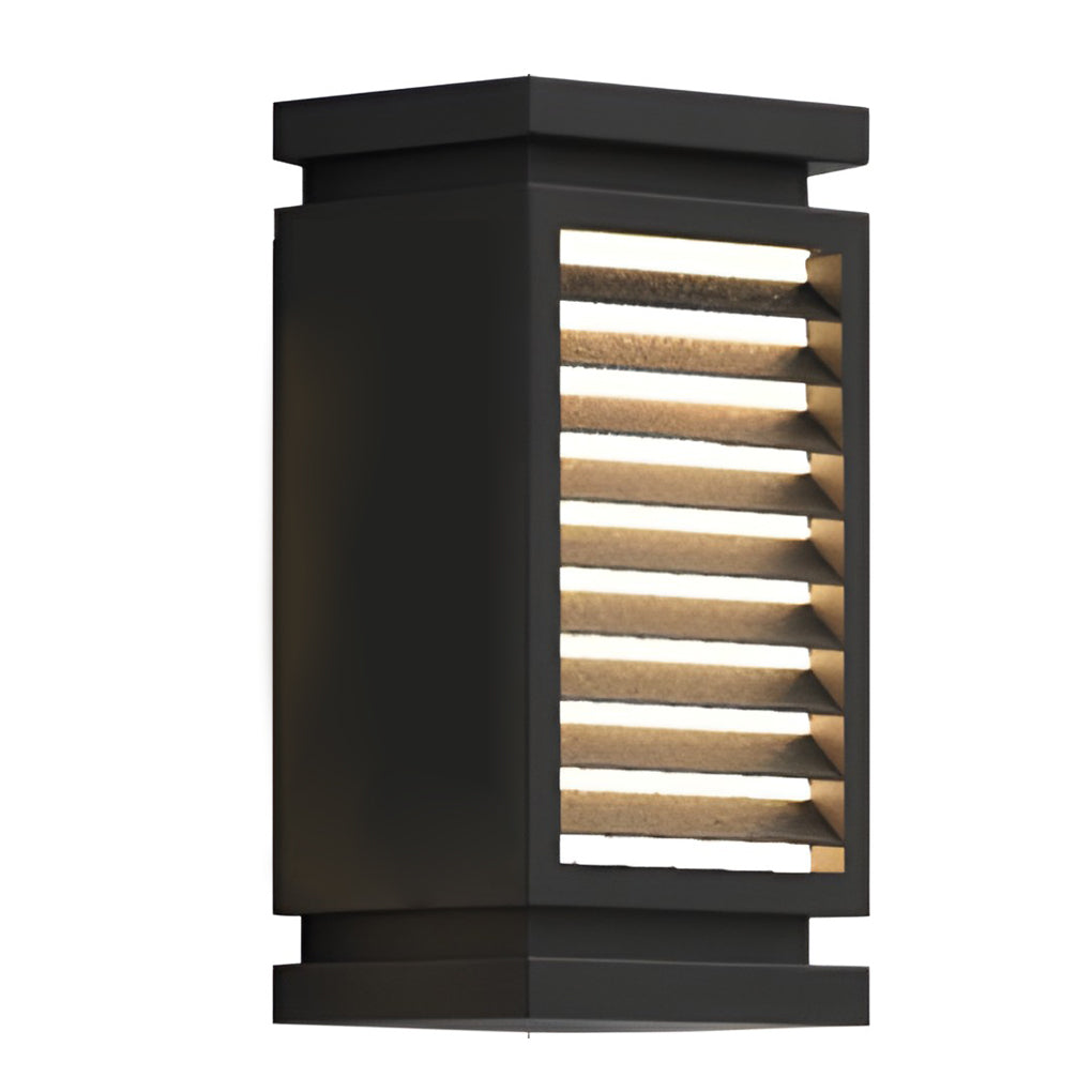 Sleek Stainless Steel LED Louvered Pathway Light Modern Waterproof Design-Lighom