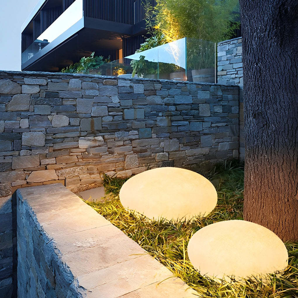 Resin Cobblestone LED Lawn Light Modern Waterproof Outdoor Landscape Lamp-Lighom