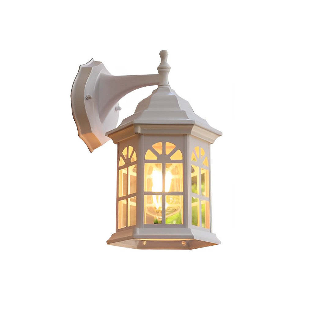 Waterproof Aluminum Alloy Glass LED European Style Outdoor Wall Lights-Lighom