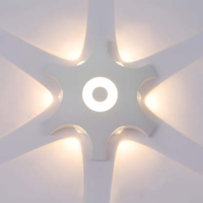 Flower Shaped LED Waterproof Nordic Wall Washer Lights Wall Sconces Lighting-Lighom