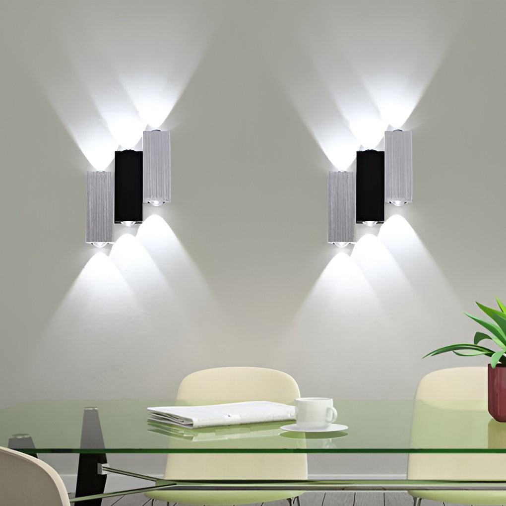 Rectangular LED Up and Down Lights Modern Wall Washer Light Wall Lamp-Lighom