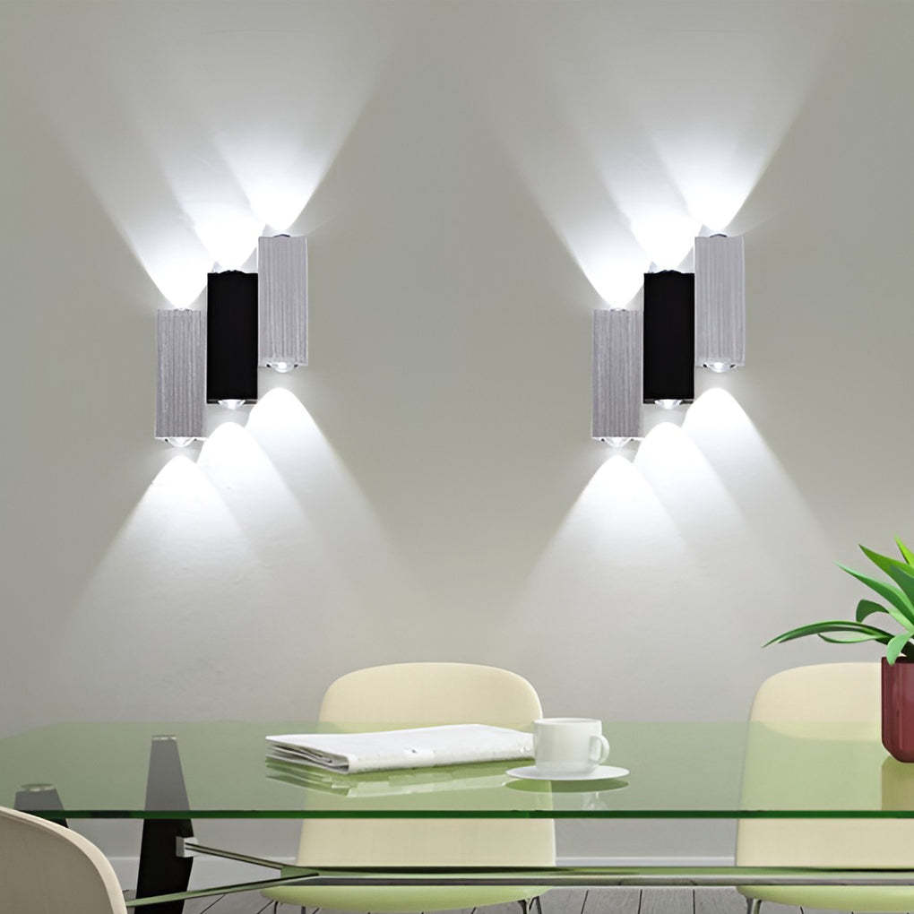 Rectangular LED Up and Down Lights Modern Wall Washer Light Wall Lamp-Lighom
