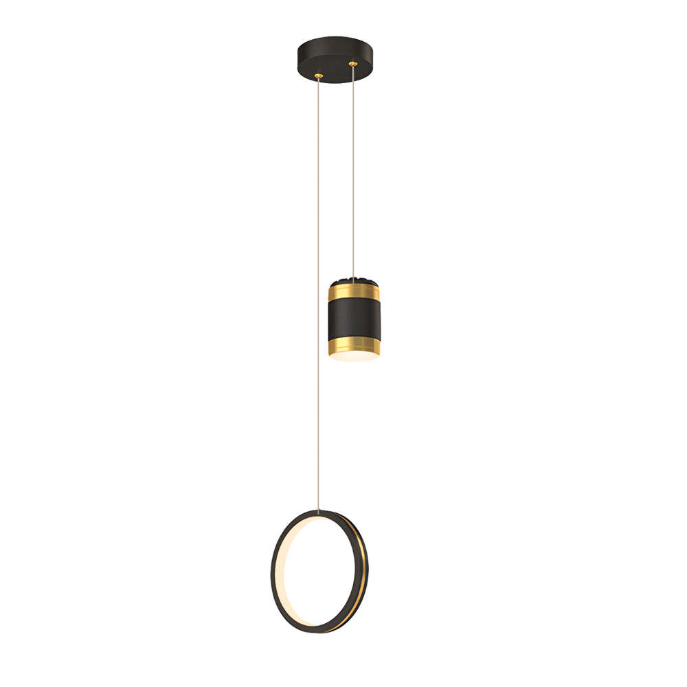 Starry Projection Ring Dimmable Modern LED Pendant