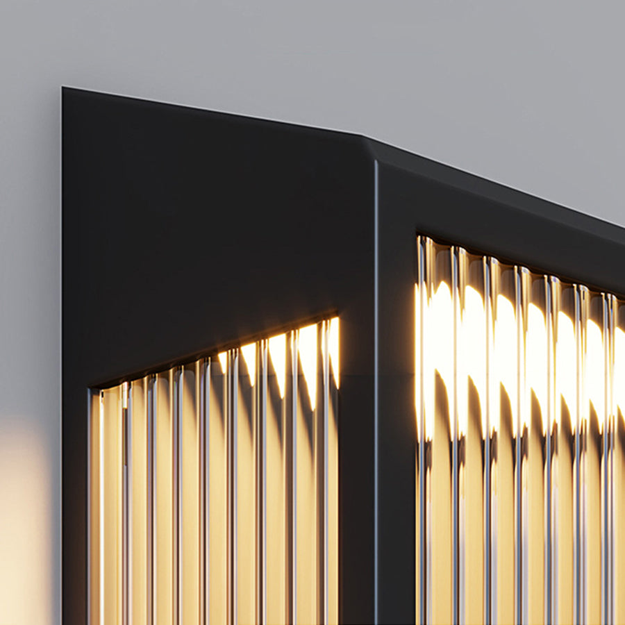 Stylish Vertical Ripped Acrylic LED Wall Lamp Waterproof & Modern Wall Lighting-Lighom