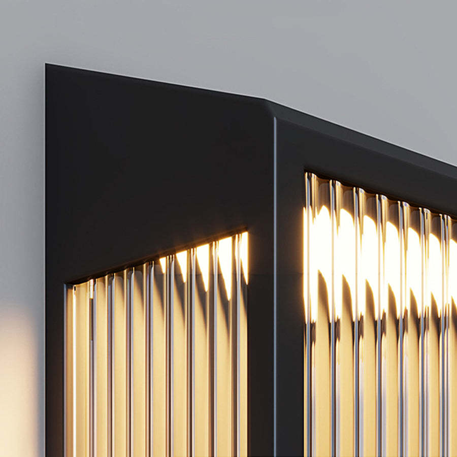 Stylish Vertical Ripped Acrylic LED Wall Lamp Waterproof & Modern Wall Lighting-Lighom