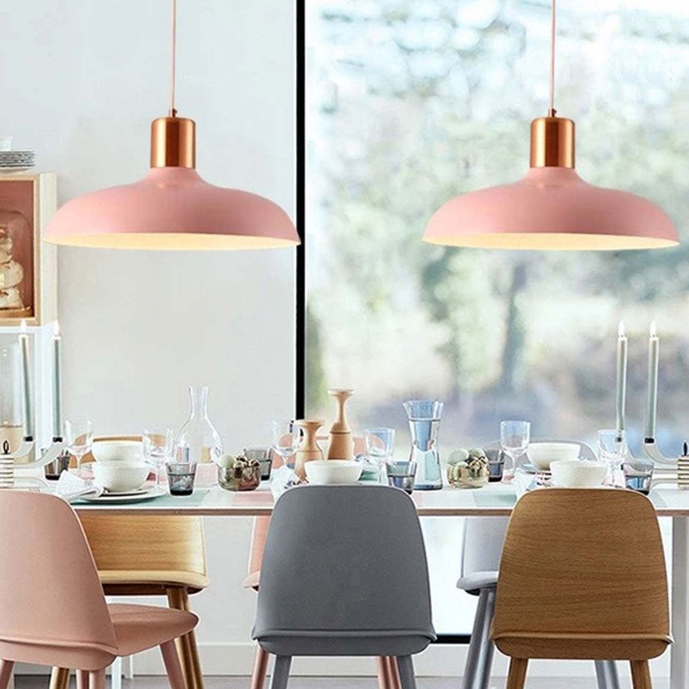 Nordic Macaron Color Pendant Light