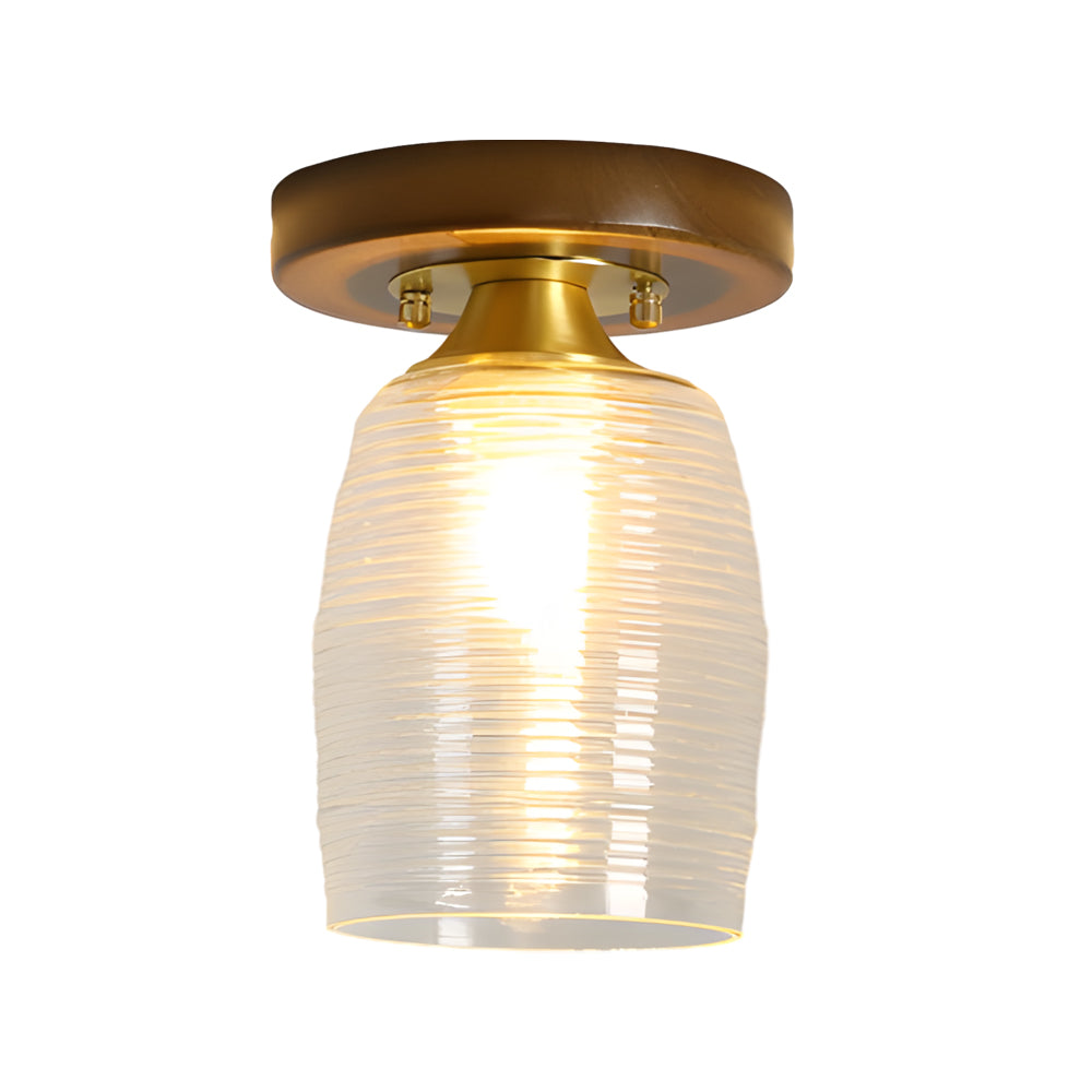 Square Iron Frame American Country Ceiling Light - 01B
