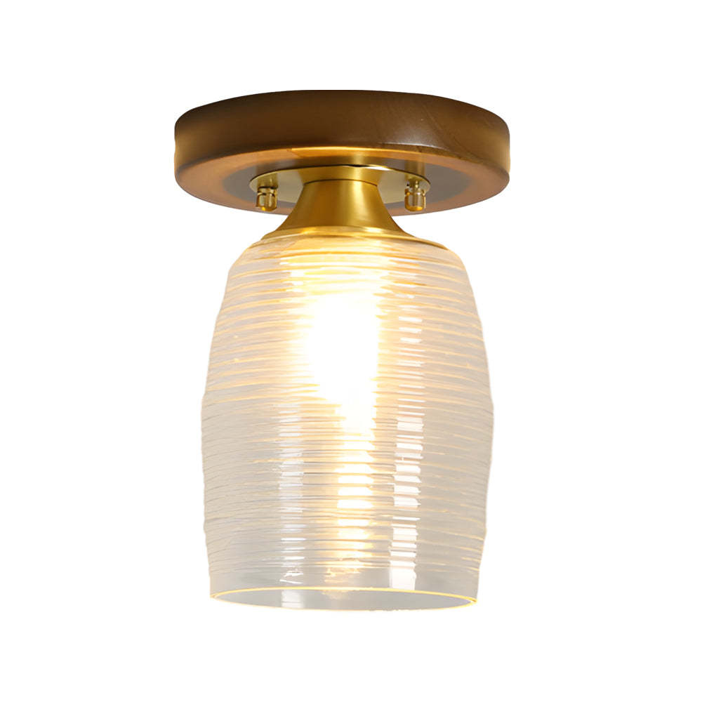 Square Iron Frame American Country Ceiling Light - 01B