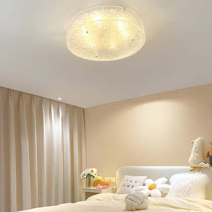 Water Ripple Acrylic Iron Modern Ceiling Light