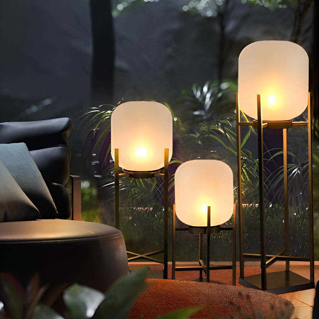 Lantern LED Outdoor Floor Lamp-Lighom
