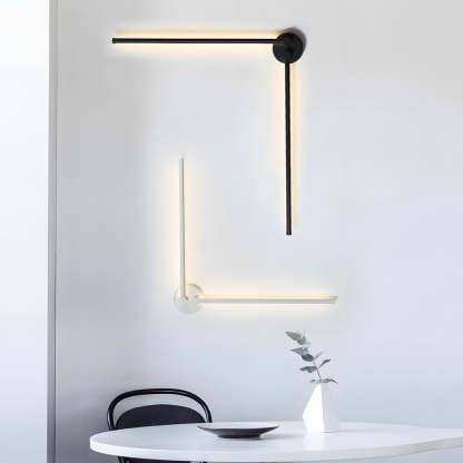1 PC Black Modern Rotatable Linear LED Wall Light Sconces-Lighom