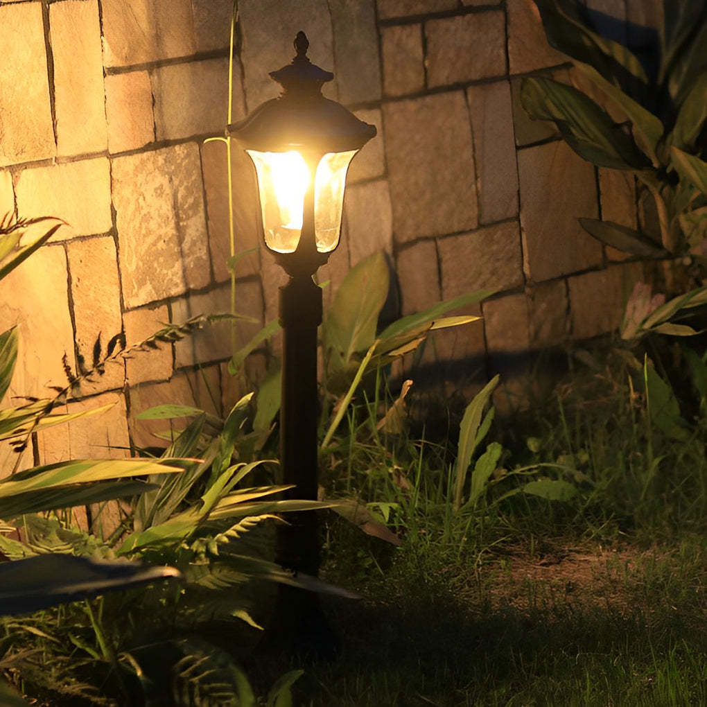 Vintage Classic Waterproof LED Black European-style Outdoor Lawn Lights-Lighom