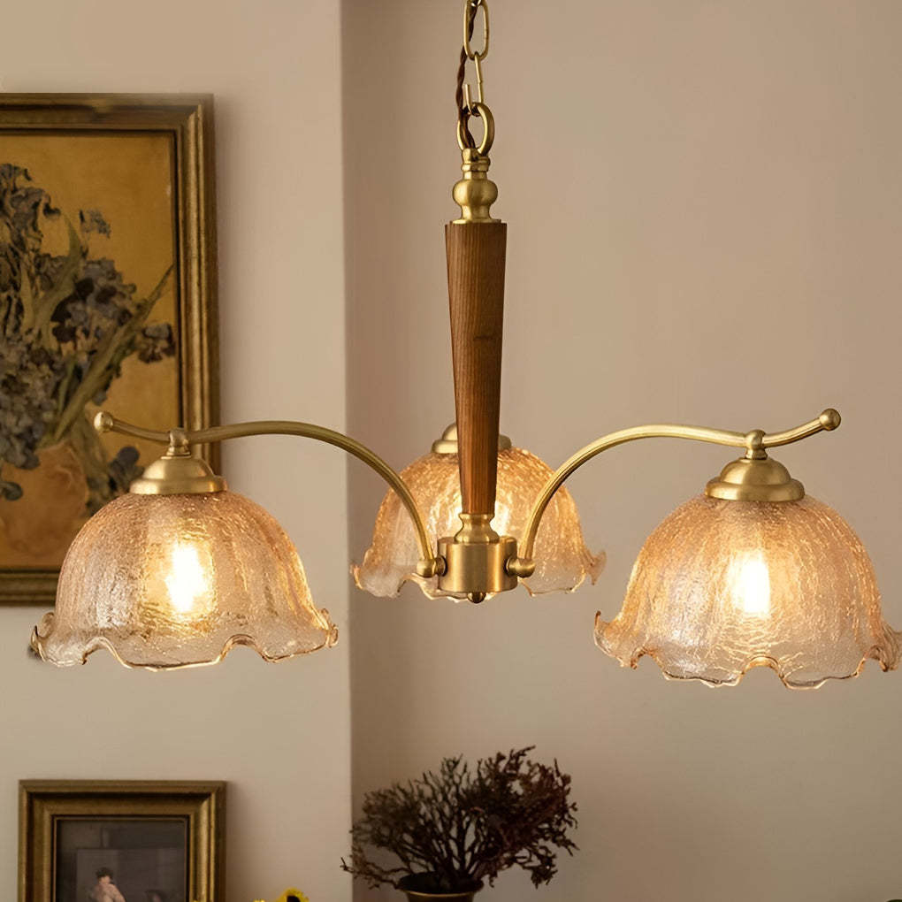 Cracked Glass Retro Pendant Chandelier