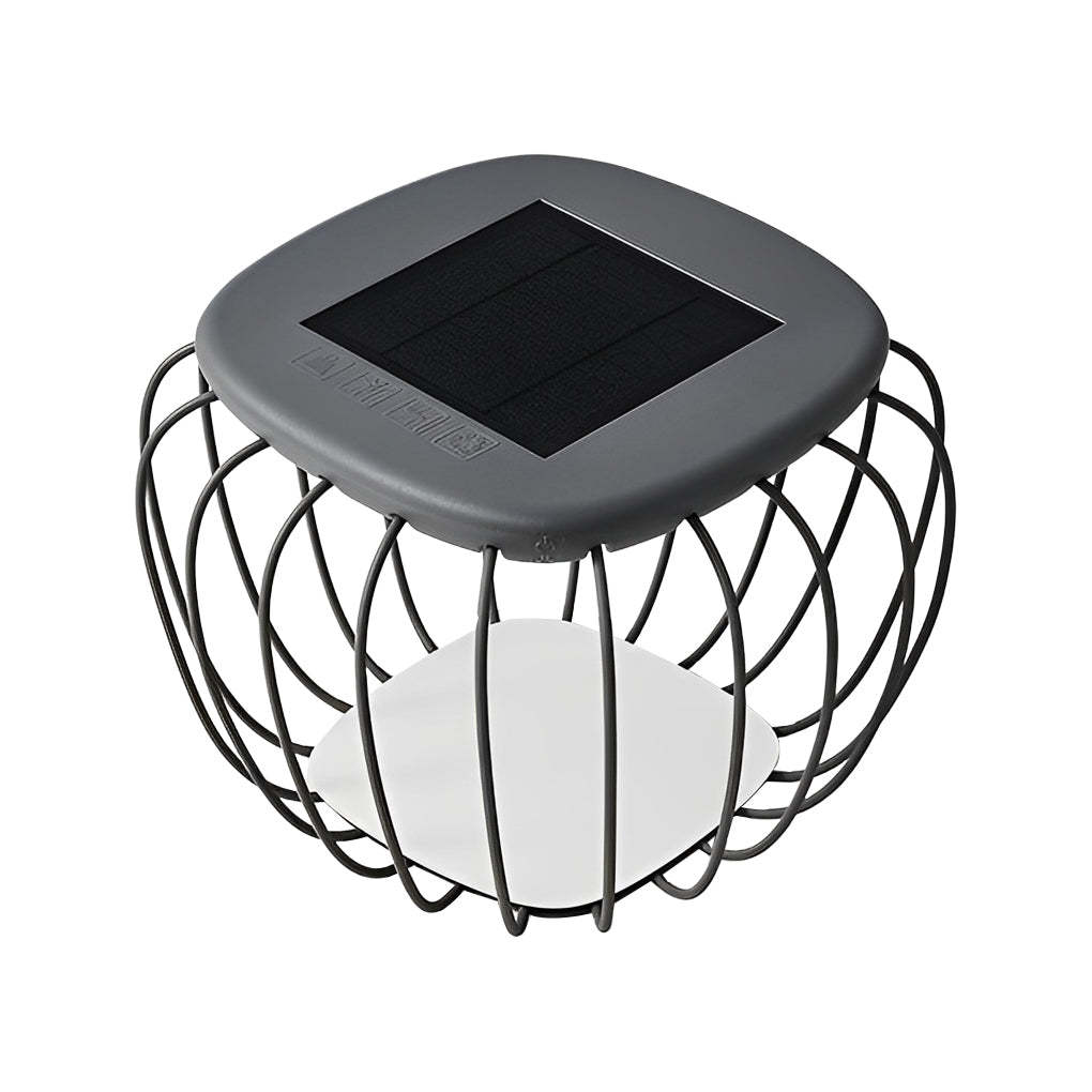 Table Chair Modern Solar Outdoor Lantern Floor Lamp