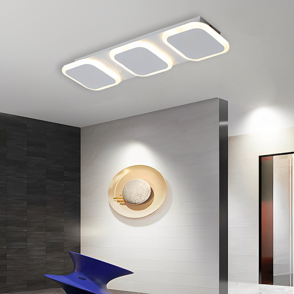 Round LED Modern Flush Mount Fixture