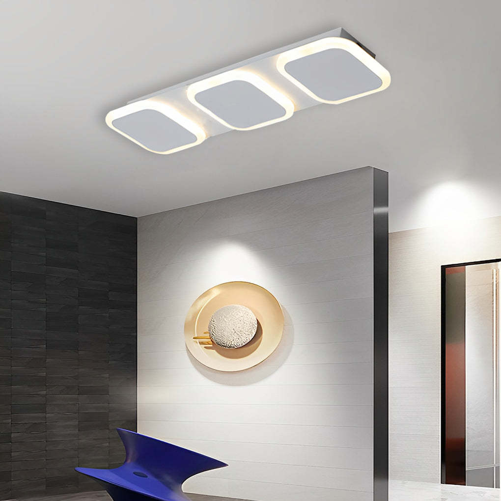 Round LED Modern Flush Mount Fixture
