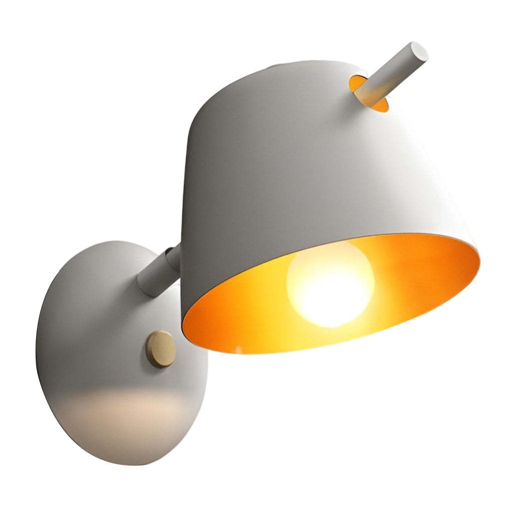 Hat Matte Metal Nordic Modern Wall Sconce