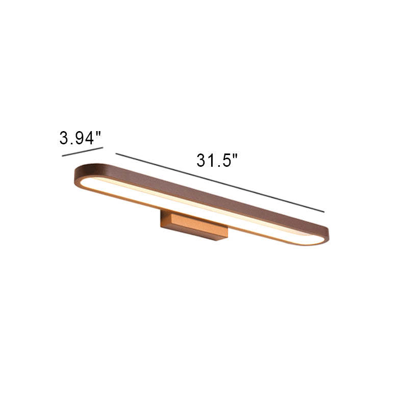 European Circular Aluminum LED Vanity Wall Sconce — Warm Light (3000K) / 110V-120V For US/CA