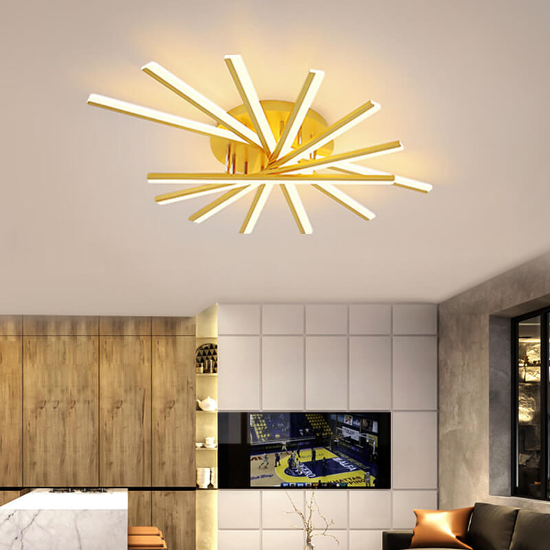 Nordic Line LED Semi-Flush Ceiling Light