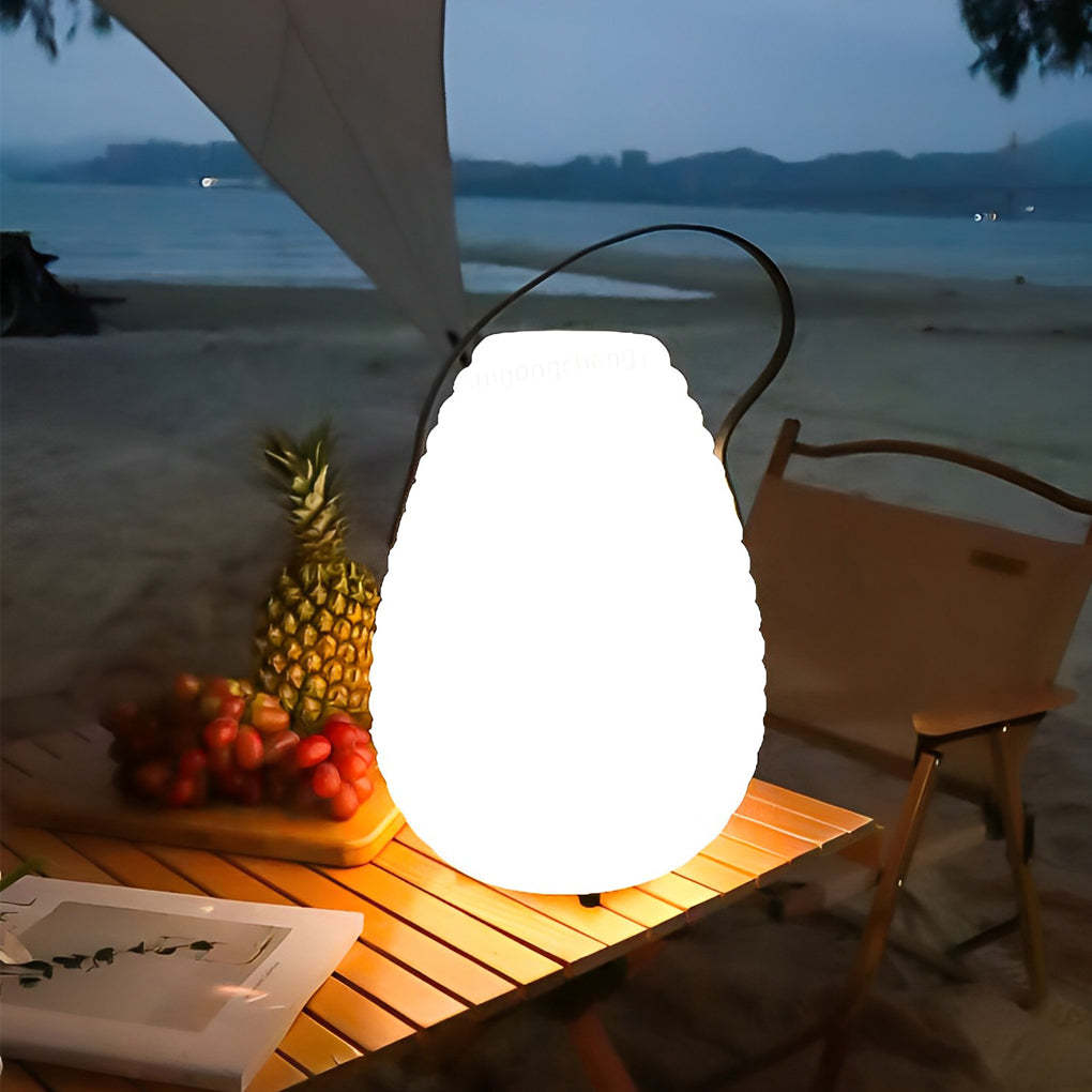 Waterproof Round LED Timing USB Rechargeable Portable Outdoor Lanterns-Lighom