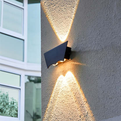 Creative Up and Down Lighting LED Waterproof Black Wall Washer Lights-Lighom