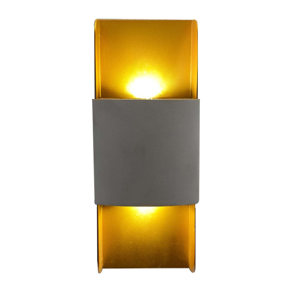 LED Up and Down Lights COB Waterproof Metal Modern Outdoor Wall Lamps-Lighom
