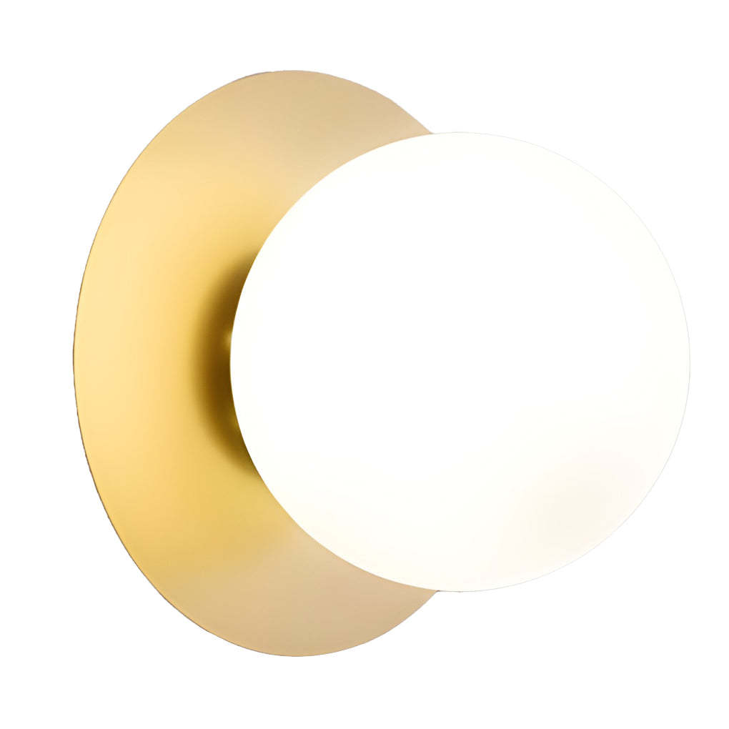 Round Glass Ball 12W Modern LED Wall Sconce