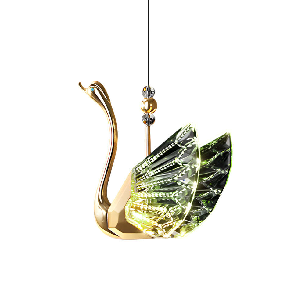 Zinc Acrylic Swan LED Minimalist Pendant Light