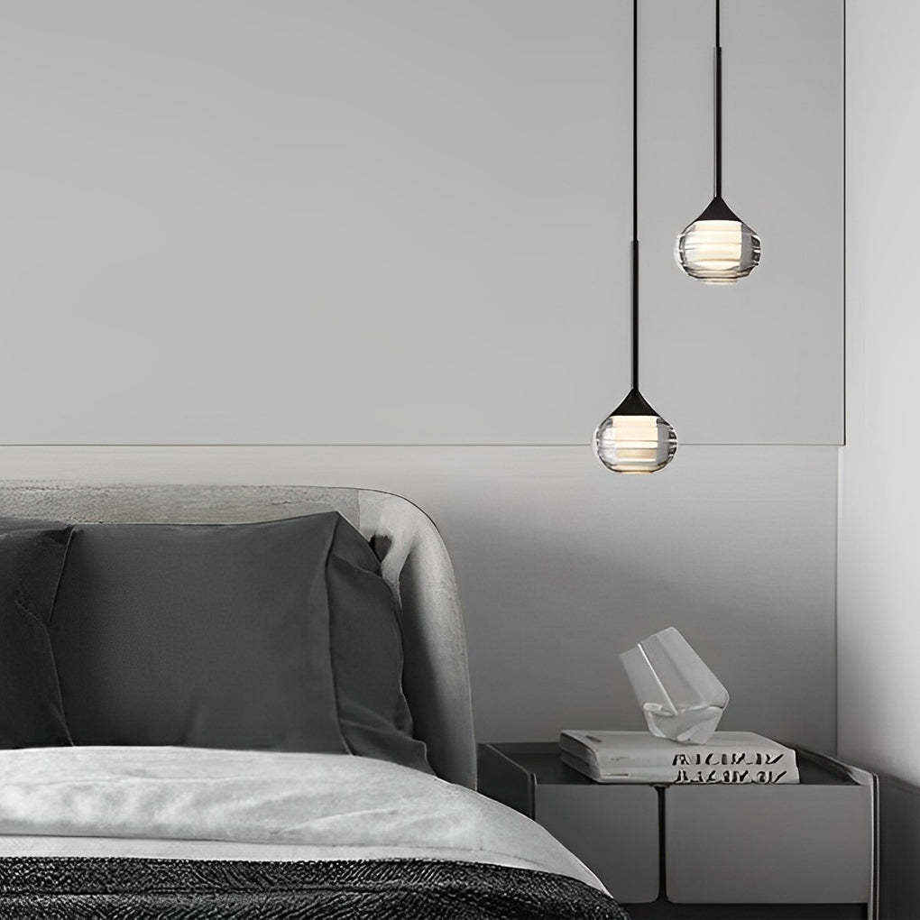 Threaded Acrylic Ball Long-Line Nordic Pendant