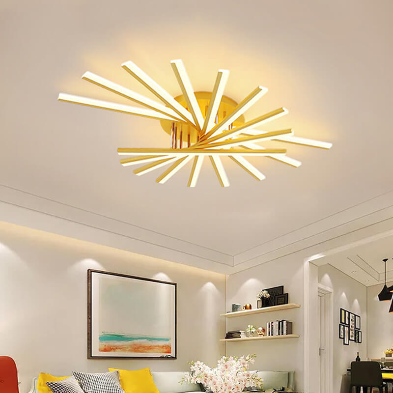 Nordic Line LED Semi-Flush Ceiling Light