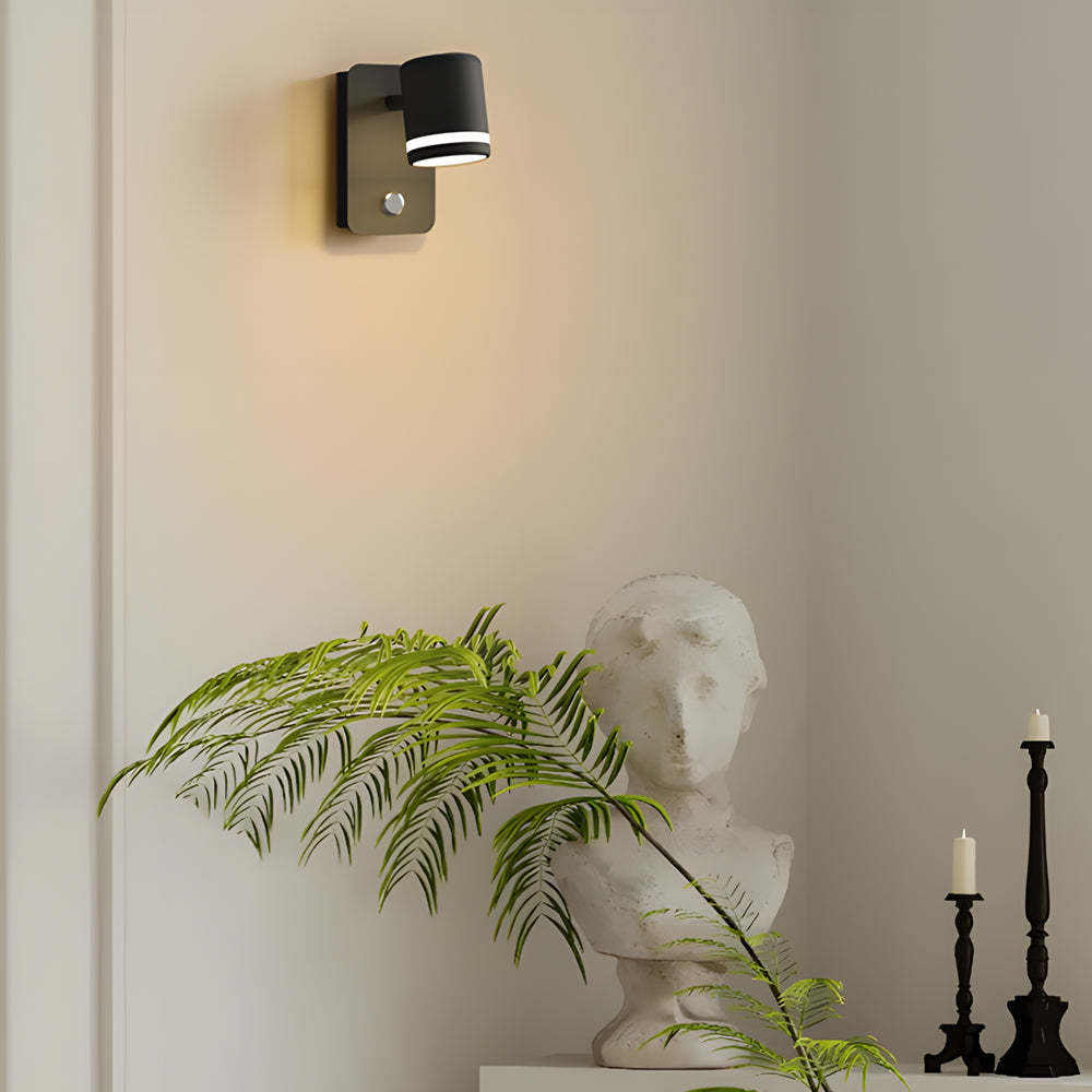 USB Rotatable Magnetic Wall Light Bedside Spotlight-Lighom