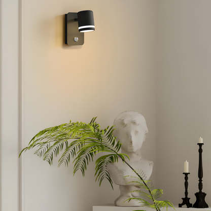 USB Rotatable Magnetic Wall Light Bedside Spotlight-Lighom