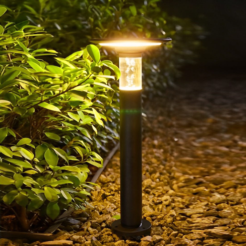 Round Top Disk Downlight Bubble Solar Path Light