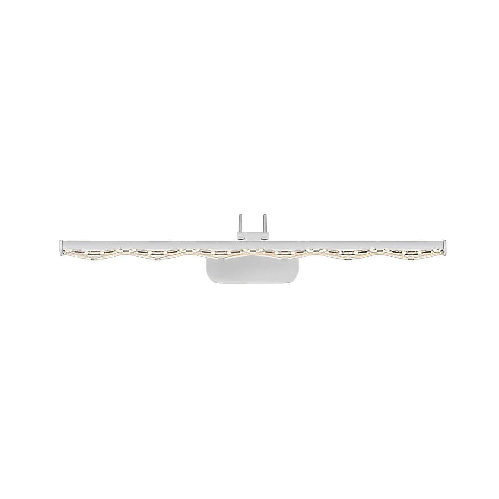 Crystal-Like Bathroom Vanity Light with Multi-Faceted Prismatic Acrylic Shade-Lighom