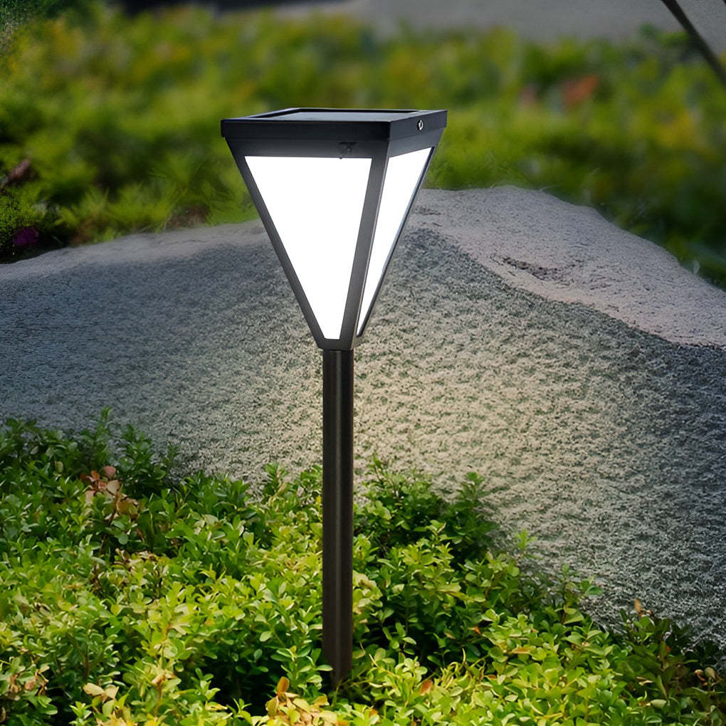 Outdoor Waterproof 2.6w LED Modern Solar Pathway Lights Post Lights-Lighom