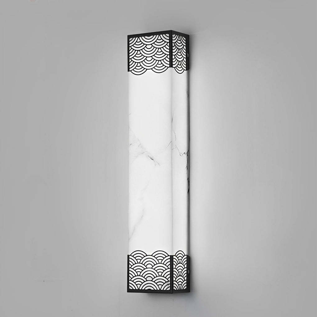 Rectangular Resin LED Waterproof Vintage Outdoor Wall Lights Wall Lamp-Lighom