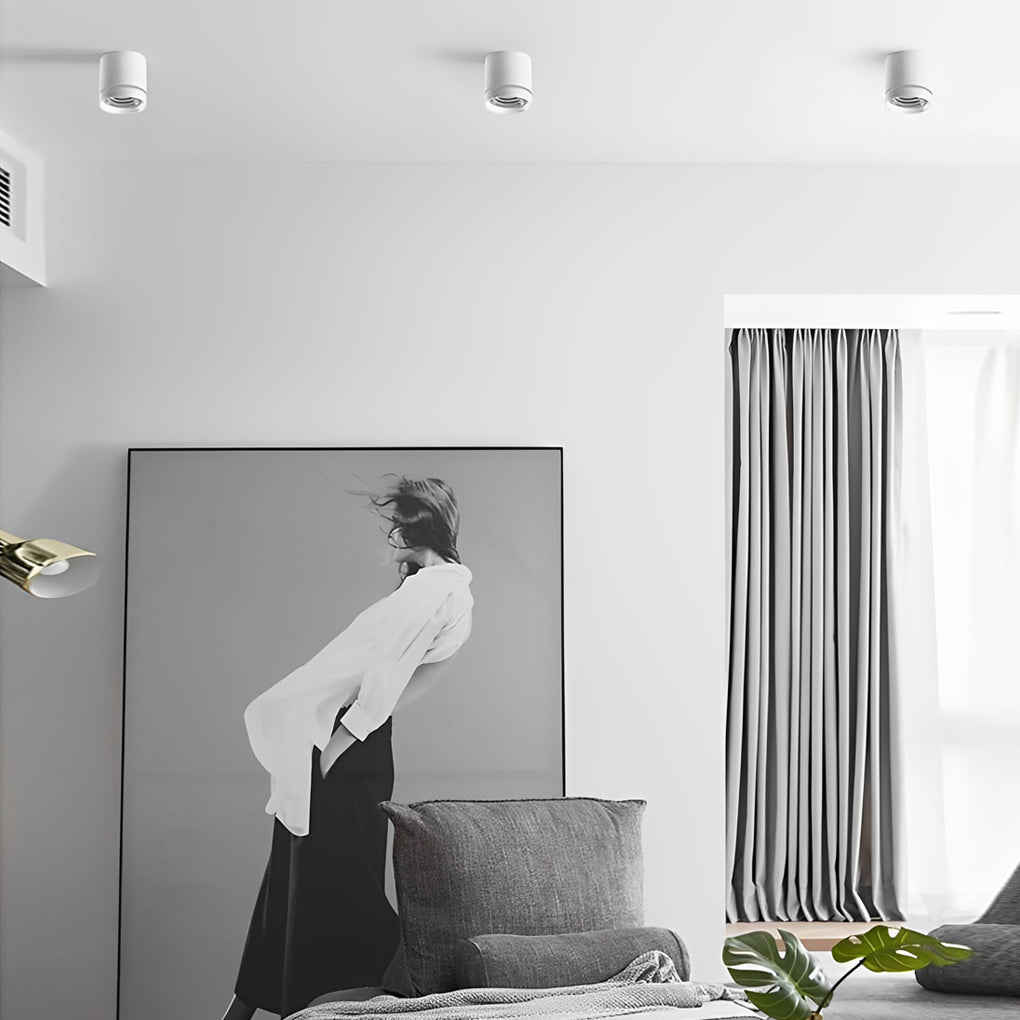 Cylindrical LED Modern Flush Mount Light