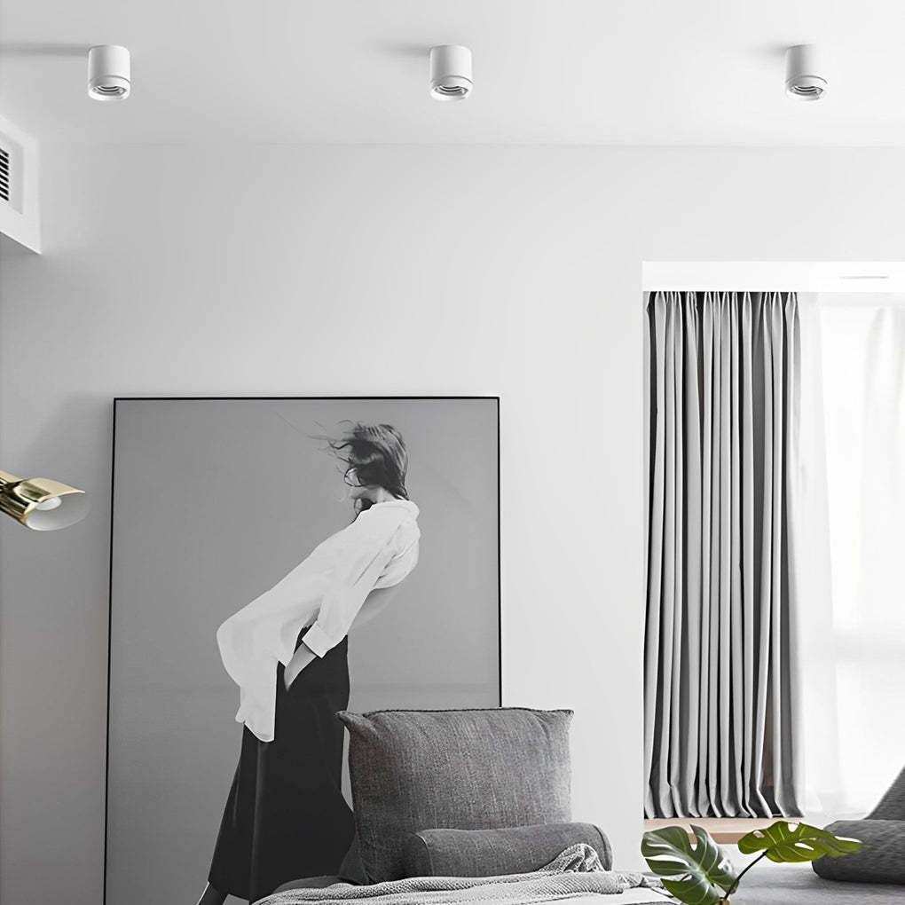 Cylindrical LED Modern Flush Mount Light