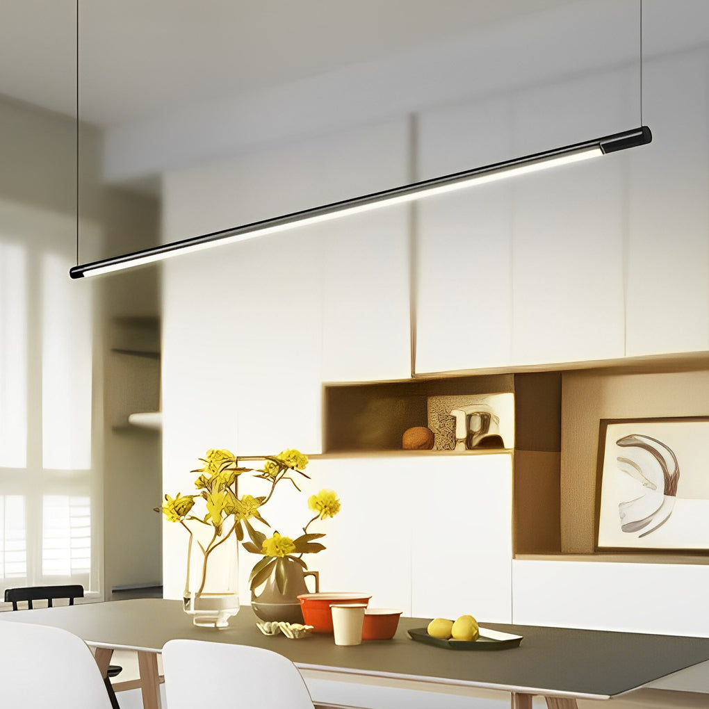 Minimalist Long Strip Stepless Dimming Black