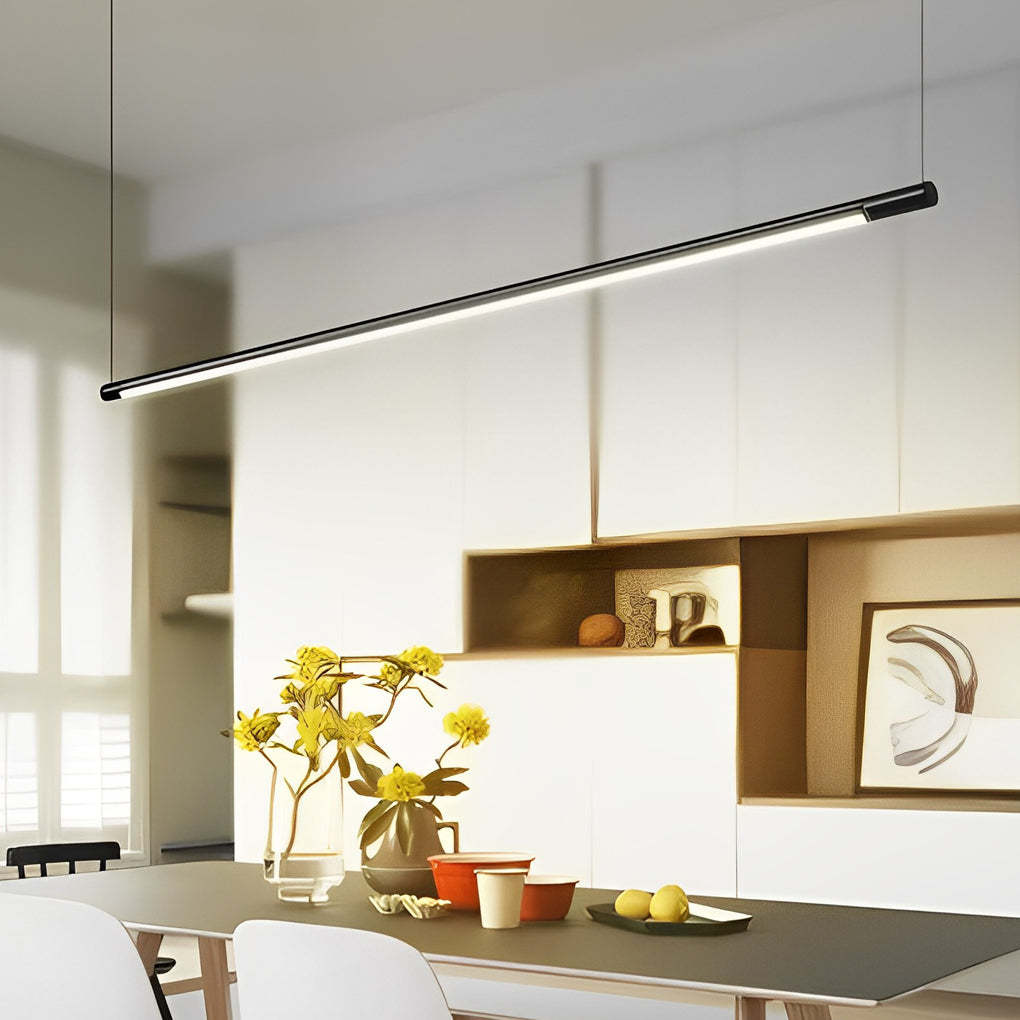 Minimalist Long Strip Stepless Dimming Black